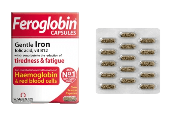 Feroglobin Capsules (Iron Supplement)